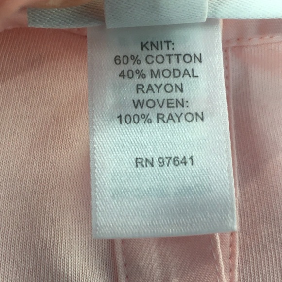 J. Jill Pink Button Tab Sleeve Round Neck Tunic XS - Picture 9 of 9